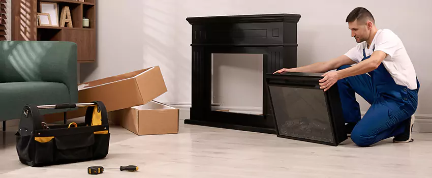 Old Rusted Metal Fireplace Repair And Replacement in Greenwood, MS